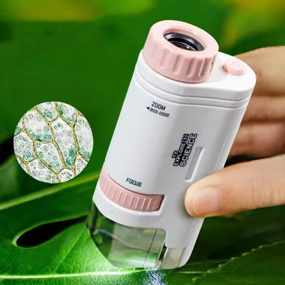 Children Microscope Pocket 60-200X