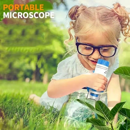 Children Microscope Pocket 60-200X